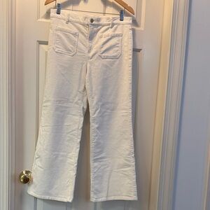 Ann Taylor-White corduroy pants